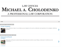 Tablet Screenshot of cholodenkolaw.com